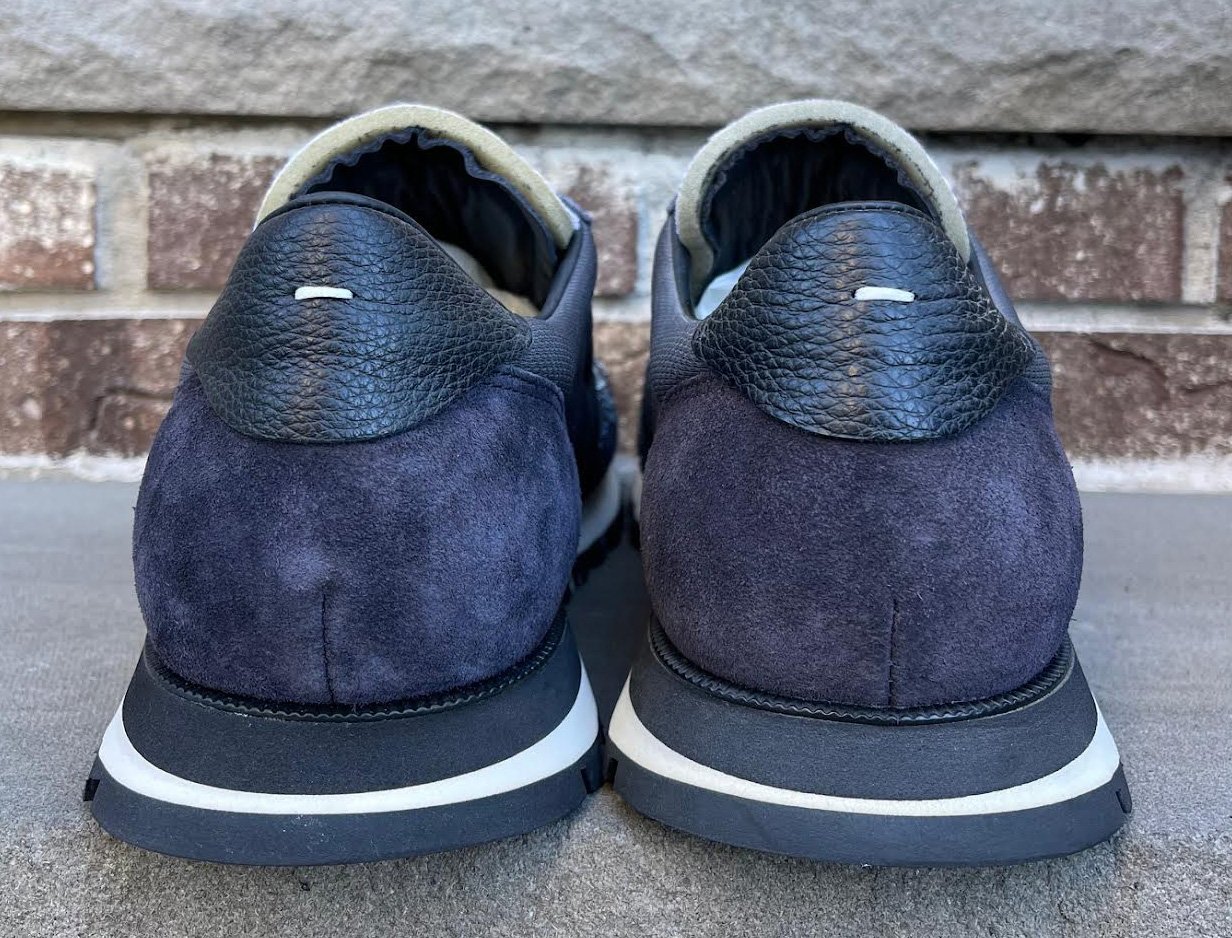 Maison Margiela Paneled Retro Runner Grey Splatter (Size 46 Maison Margiela Paneled Retro Runner Grey Splatter (Size 46